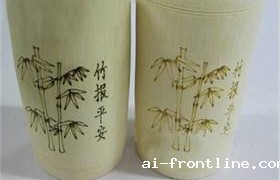 木竹筒激光打标