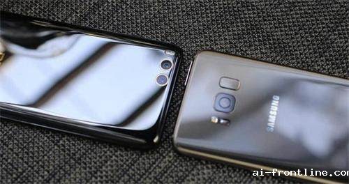 手机背面模糊打标